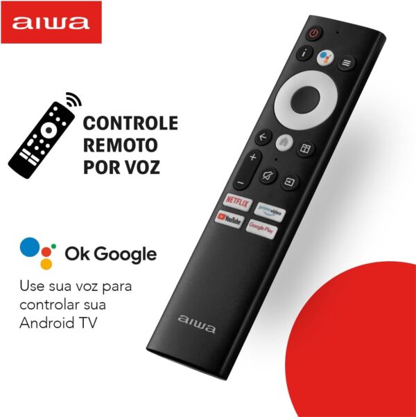 SmartTV Aiwa 55” Android, 4K, Borda Ultrafina, Dolby Vision & Atmos - AWS-TV-55-BL-01 TV 55" ANDROID - BORDA INFINITA AWS-TV-55-BL-01 BIVOLT - Image 5