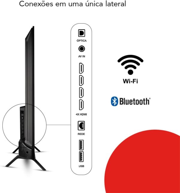 SmartTV Aiwa 55” Android, 4K, Borda Ultrafina, Dolby Vision & Atmos - AWS-TV-55-BL-01 TV 55" ANDROID - BORDA INFINITA AWS-TV-55-BL-01 BIVOLT - Image 9