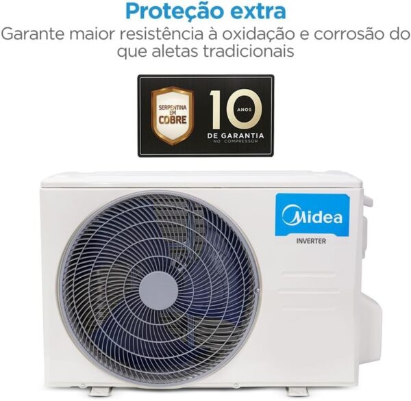 Ar Condicionado Split Hi Wall Inverter Springer Midea Xtreme Save Connect 9000 BTU/h Frio 42AGVCI09M5-220 Volts - Image 6