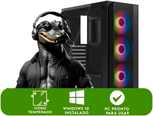 PC Gamer Alligator Shop Intel Core i5 3470, Radeon RX 550 4GB, Memoria 16GB DDR3, SSD 240GB - Image 5