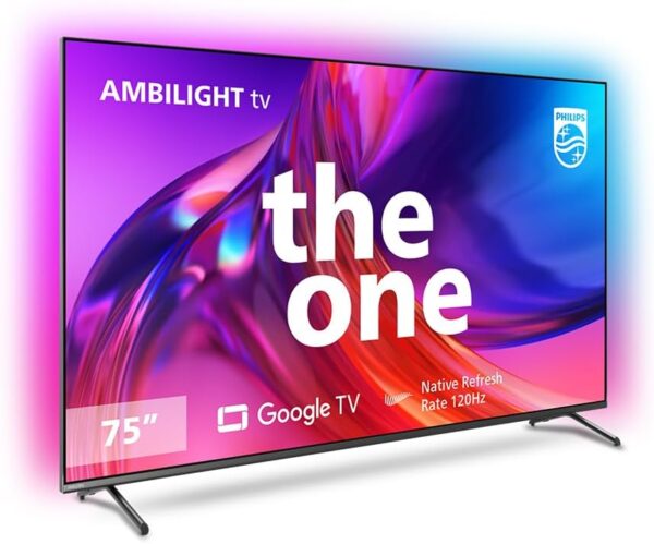 Smart TV 75" 4K 120 Hz Philips THE ONE 75PUG8808/78, Google TV, Ambilight, P5, DTS Play-Fi, Freesync, Dolby Vision Atmos, 50W RMS 2.1 - Image 3