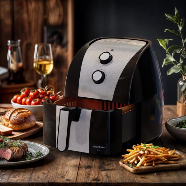 Fritadeira Air Fryer Britânia 5,5L 1500W Gold BFR51 127V - Image 12