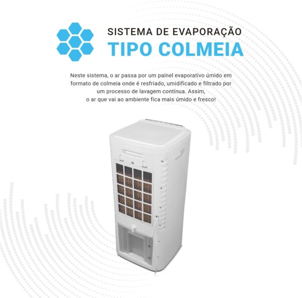 Climatizador Philco 4 em 1 PCL05A 3 Velocidades Função Timer 127V - Image 10