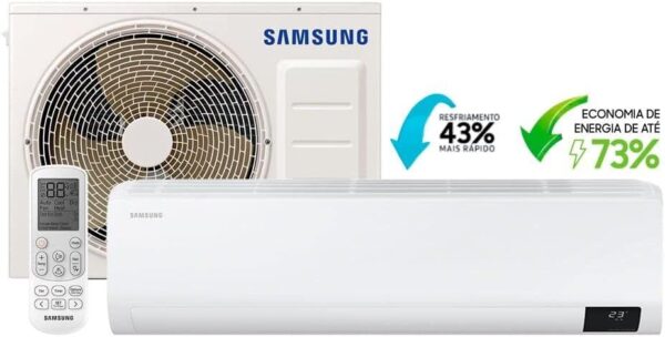 Ar Condicionado Split Samsung Digital Inverter Ultra 12000 BTU/h Quente e Frio AR12BSHZCWKNAZ - 220 Volts - Image 3