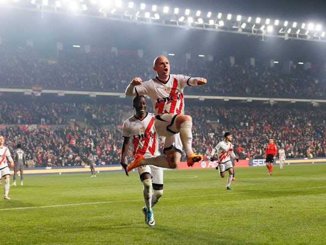 Isison para Rayo Vallecano em 14 de dezembro,