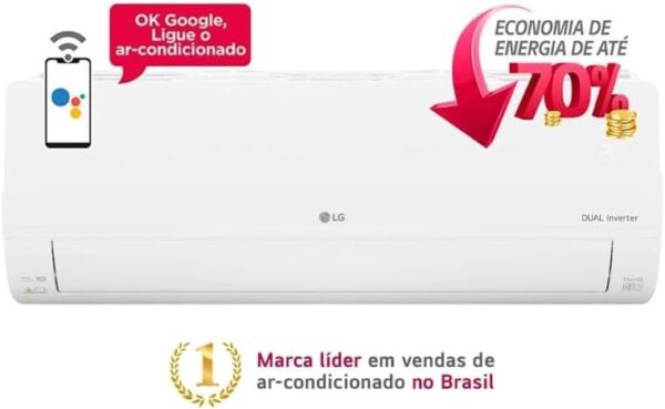 Ar-condicionado Lg Dual Inverter Voice + IA 9000 Btus Frio Branco S3-q09aa31a - 220v - Image 2