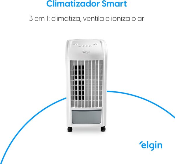 Climatizador de Ar Portátil Smart 3 em 1, Elgin, Branco, 3.5 Litros 110V - Climatiza, ventila e ioniza o ar - Image 2