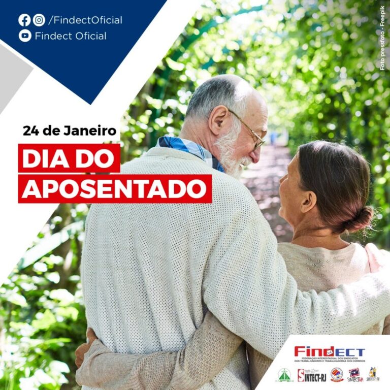 Dia do Aposentado: Gratidão aos Trabalhadores que construíram a história dos Correios e a luta por direitos