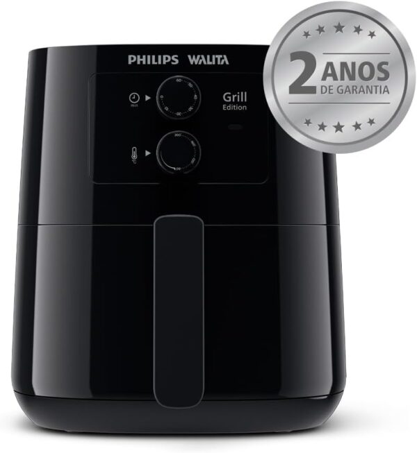 Fritadeira Airfryer Série 3000 Grill Edition Philips Walita com 4.1L de capacidade Preta 1400W 110v - HD9202/91 - Image 2