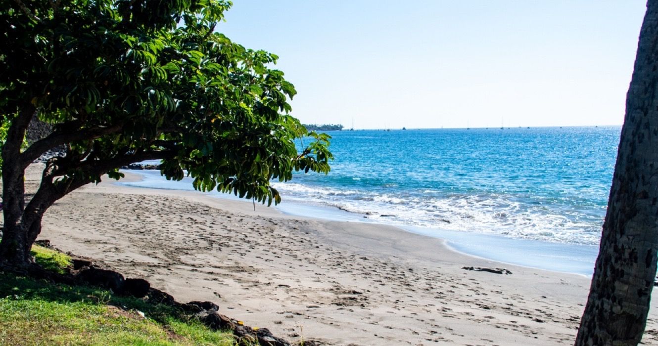 Praia em Maui, Havaí, em janeiro