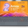 Notebook Positivo Vision C15 Lumina Bar Celeron, 8GB 128GB eMMC, Tela 15 polegadas HD Antirreflexo, Linux, Tecla Link, Cinza - 2 ANOS DE GARANTIA - Image 2