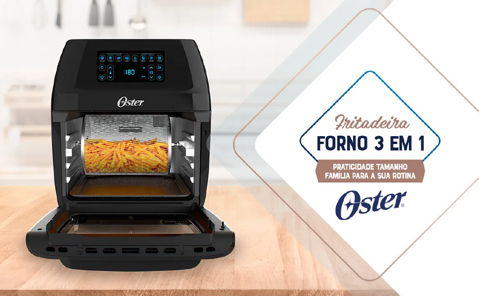 Fritadeira forno 3 em 1 Oster 127V - OFRT780