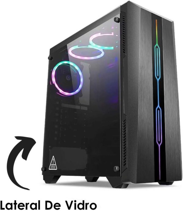 PC Gamer Completo Intel Core i5 16GB SSD 1TB Placa de Vídeo GT 730 2GB Monitor 23" com Kit Gamer - Fonte 400W Real Strong Tech - Image 2