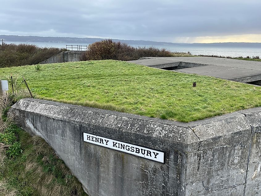 Parque Estadual de Fort Casey em Coupeville, Washington.