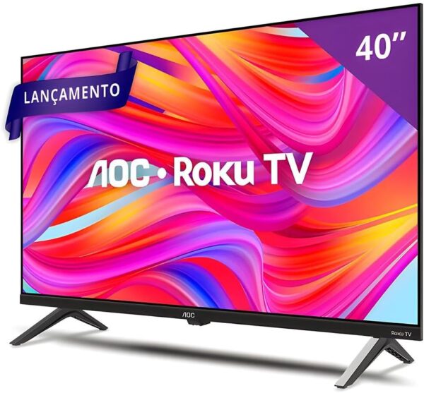 Smart TV 40" AOC Roku TV DLED Full HD 40S5045/78G - 220V - Image 2