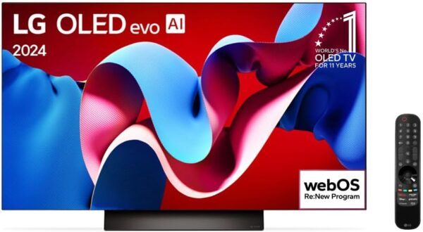 Smart TV 4K 55" LG OLED evo OLED55C4 Processador α9 Ger7 AI Painel 144Hz Intensificador de Brilho Design Ultra Slim Dolby Vision Dolby Atmos - Image 2