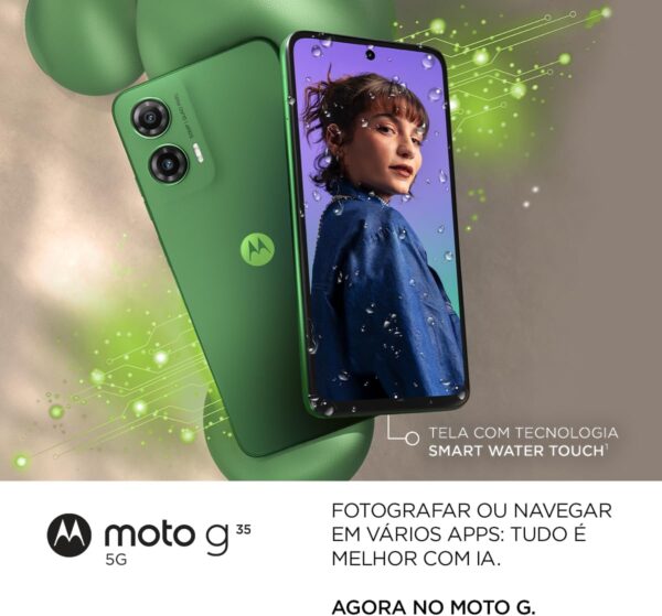 Smartphone Motorola Moto g35 5G - 128GB 12GB Ram Boost AI Camera 50MP NFC Grafite - Image 2