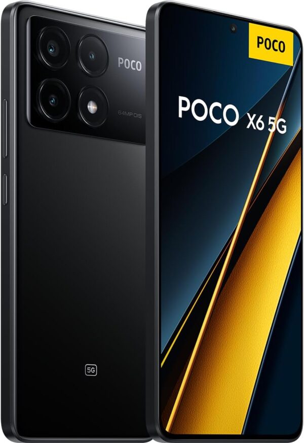 Smartphone Xiaomi POCO X6 Pro 5G 12GB+512GB NFC Dimensity 8300-Ultra 64MP câmera tripla 67W 120Hz AMOLED (Preto) - Image 2