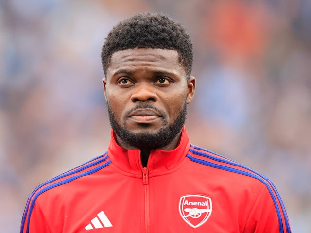 Thomas Partey, do Arsenal, fotografado em 22 de setembro de 2024