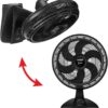 Ventilador 2 em 1, Mesa ou Parede, Arno, Turbo Force, 40cm, VF42, 127V, Preto - Image 2