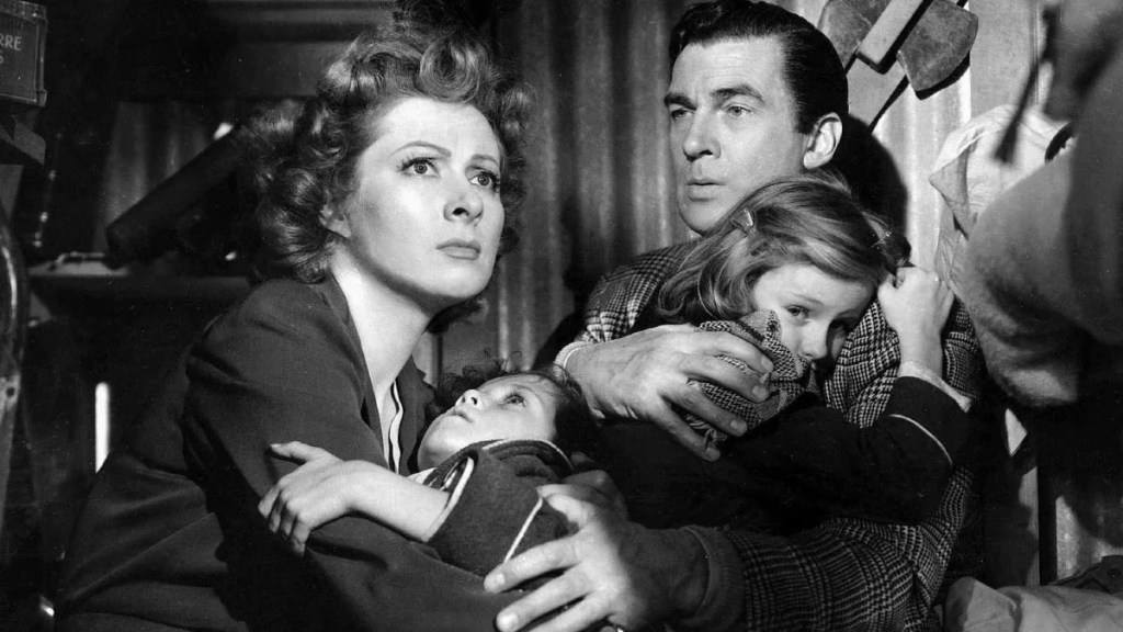 Greer Garson e Walter Pidgeon em "Sra. Miniver."