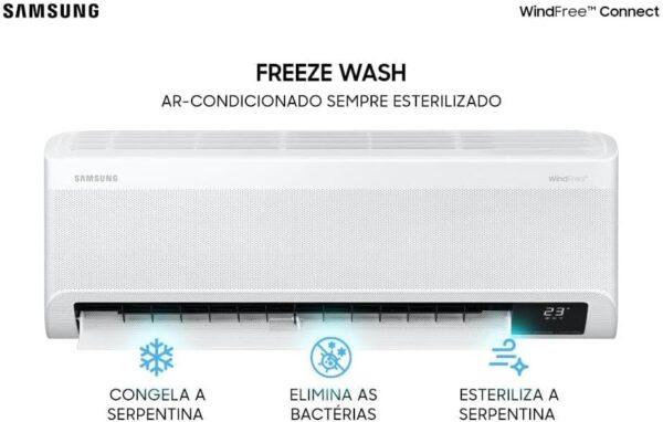 Ar Condicionado Split Inverter Samsung Windfree Connect 12000 Btus Quente/frio 220v ar12bseaawkxaz - Image 4