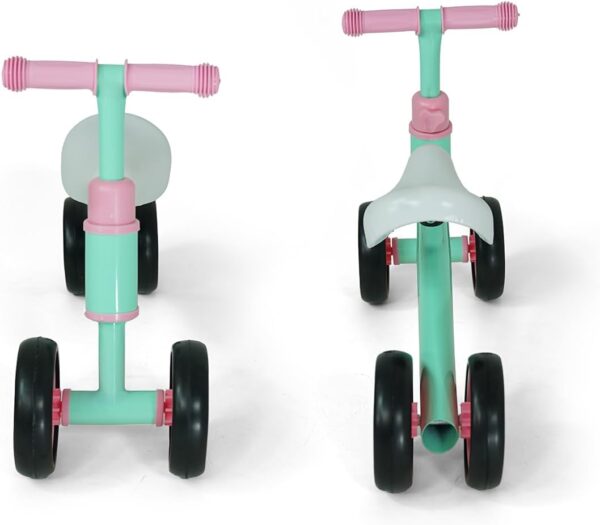 BICICLETA DE EQUILÍBRIO INFANTIL CARRINHO 4 RODAS PASSEIO MEGA COMPRAS - Image 6