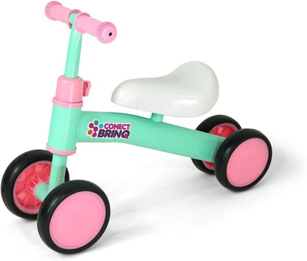 BICICLETA DE EQUILÍBRIO INFANTIL CARRINHO 4 RODAS PASSEIO MEGA COMPRAS - Image 7