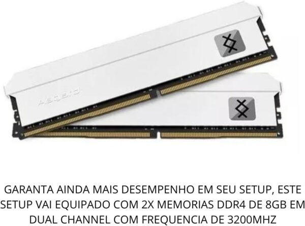 Pc Gamer Option Amd Ryzen 5 5500 16gb Ssd 480gb Gab Aquario - (ESCOLHA A PLACA DE VIDEO) (RX 580 8gb) - Image 4