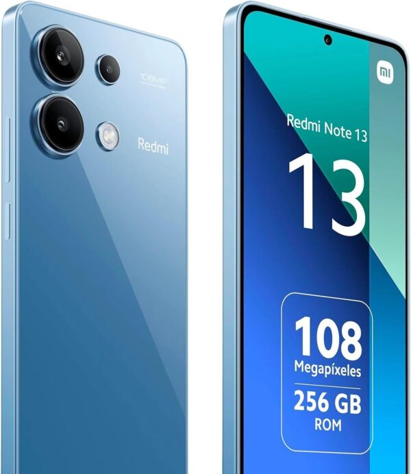 Smartphone Xiaomi Redmi Note 13 8+256GB Azul Modelo 23129RA5FL - Image 2