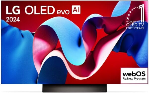 Smart TV 4K 65" LG OLED evo OLED65C4 Processador α9 Ger7 AI Painel 144Hz Intensificador de Brilho Design Ultra Slim Dolby Vision Dolby Atmos - Image 2