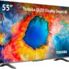 Smart TV QLED 55" 4K Toshiba 55C450NS Google TV 3 HDMI 2 USB Wi-Fi - TB035M - Image 2