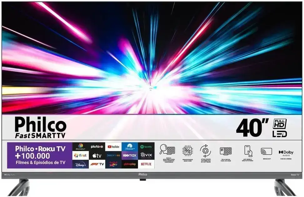 Smart TV 40” PTV40E3ERSGB