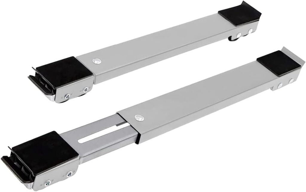 Suporte Ajustável com Rodinhas para Máquina de Lavar, Fogão, Geladeira e Móveis – Base Reforçada, Resistente e Fácil de Mover 9 41kQS9Q151L. AC SL1200