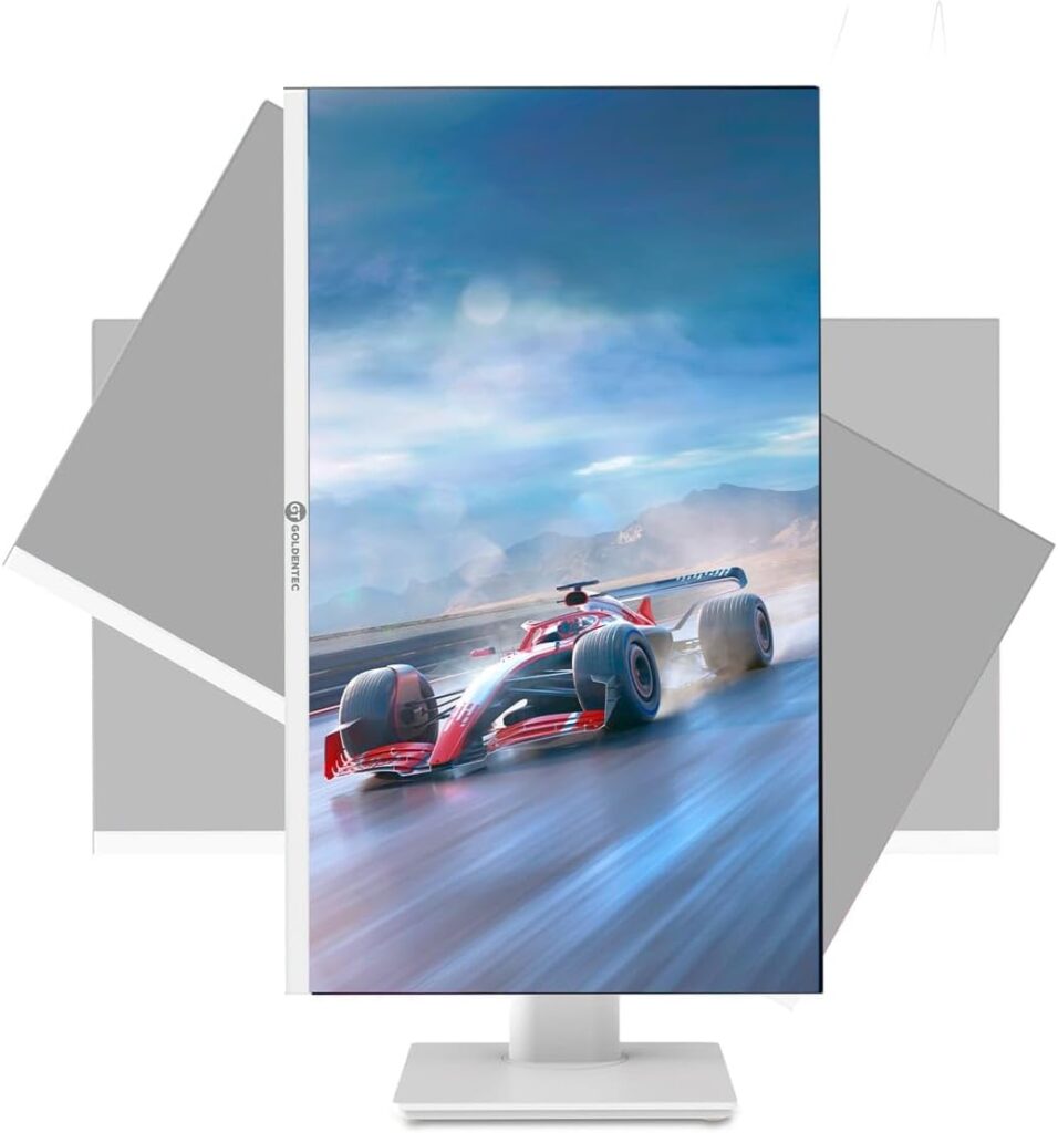 Monitor 23,8" LED Full HD Goldentec 120Hz HDMI/VGA Giratório 90º Branco 25 51NC5t 76zL. AC SL1200