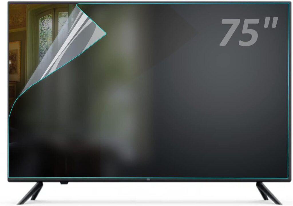 Protetor de tela antirreflexo antirUV 43-65 polegadas para aliviar a tensão visual da TV, fácil de instalar, 65 polegadas 1440809 3 51X Iou0c0L. AC SL1500