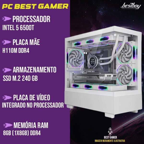 PC GAMER INTEL I5 6500T 8GB M.2 240GB COM KIT TECLADO E MOUSE - Image 2