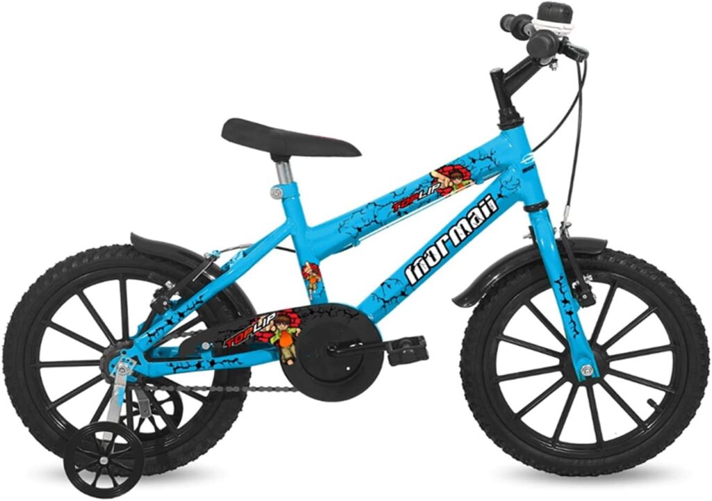 Bicicleta Mormaii Aro 16 MTB Aço Carbono Top Lip Azul 21 61UxS8MJQFL. AC SL1360
