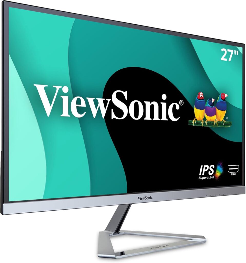 ViewSonic VX2776-SMHD Monitor 27" Ultra delgado IPS Widescreen sem Moldura 1080p, VGA, HDMI e DisplayPort 29 61WuWcQJcrL. AC SL1500