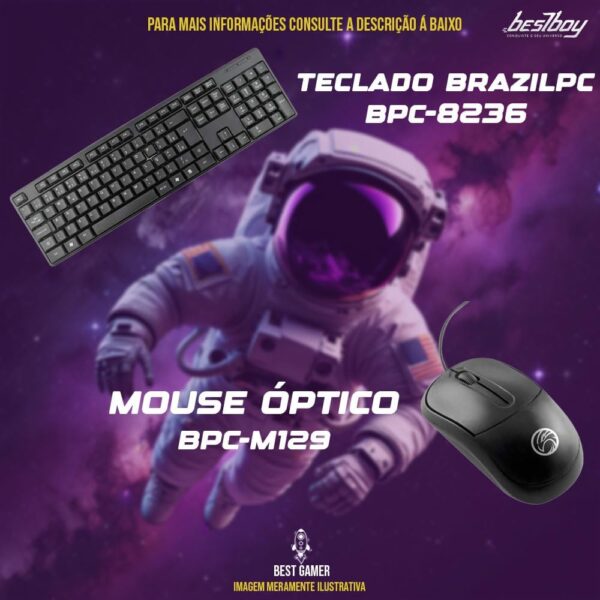 PC GAMER INTEL I5 6500T 8GB M.2 240GB COM KIT TECLADO E MOUSE - Image 3