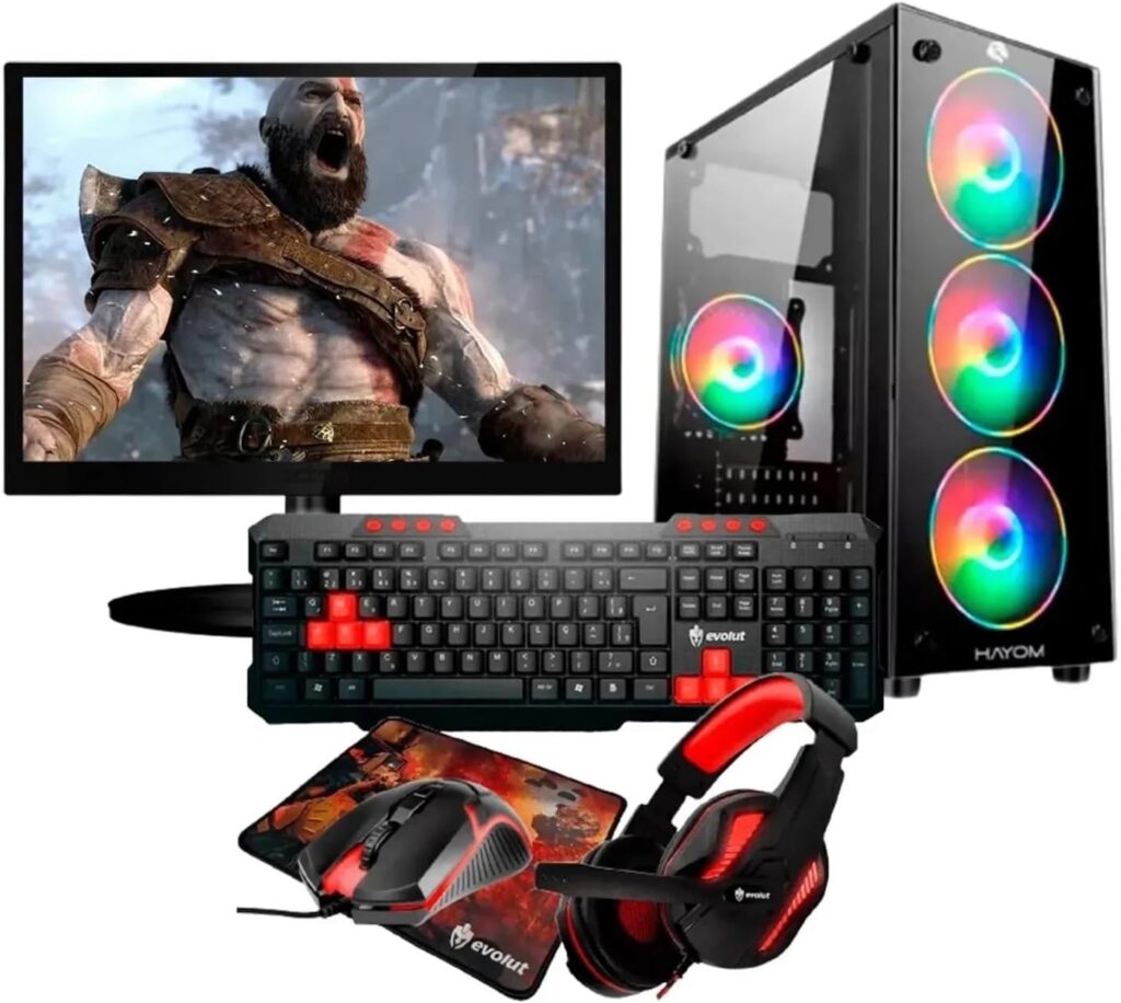 PC Gamer Completo Intel Core i5 Memoria Ram 16GB Placa de Video 4GB SSD 240GB Monitor HDMI Kit Gamer 10 717TYU5WxlL. AC SL1500