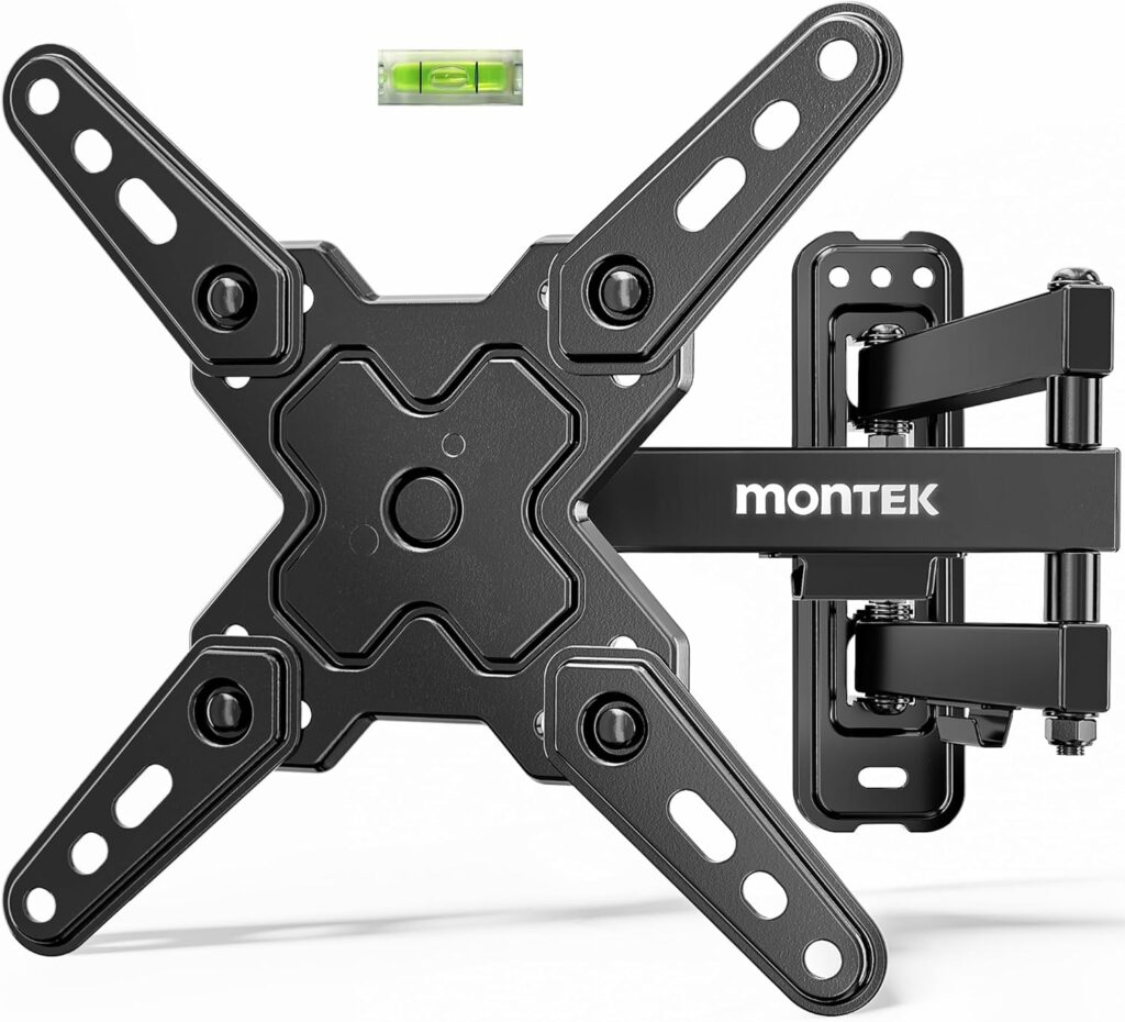 monTEK Suporte de parede de TV de movimento completo para a maioria das TVs e monitores de tela plana LCD LED de 13-43 polegadas, rotação de extensão de inclinação giratória com braços articulados, 3 81BzlZAtwgL. AC SL1500