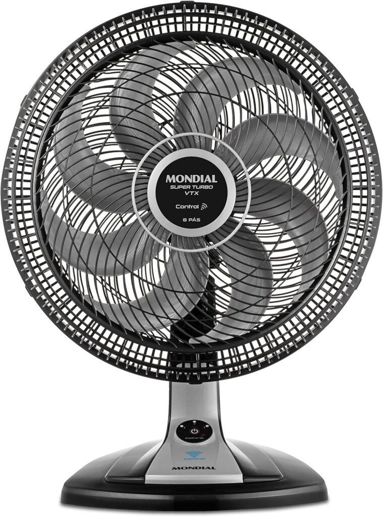 Ventilador 40cm Turbo 8 Pás Control, Mondial, Preto/Prata, 140W, 110V - VTX-40-8P-CR 5 81E4n5kYpNL. AC SL1500