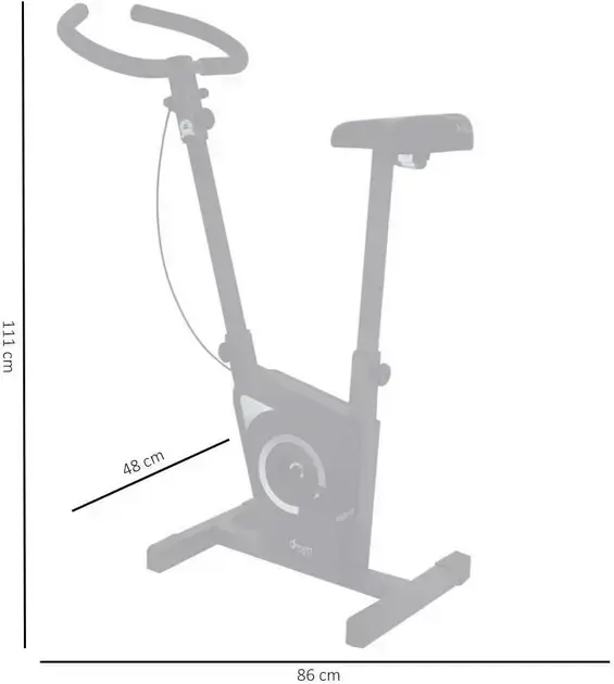 Bicicleta em perspectiva 3D. O fundo da imagem é branco, destacando o produto.