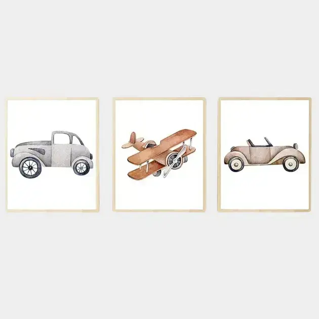 Quadro Decorativo Carro Infantil