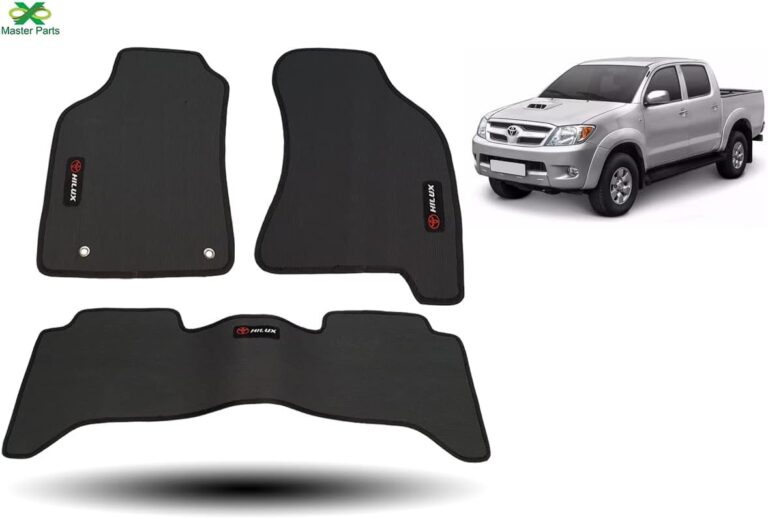 Tapete Borracha Hilux 2005 Até 2011 Com Traseiro Interiço
