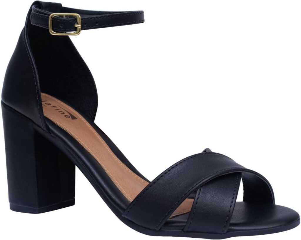 Sandália Feminina Salto Bloco Grosso Casual Confortável 28.08 2 51PLGi3x L. AC SL1200