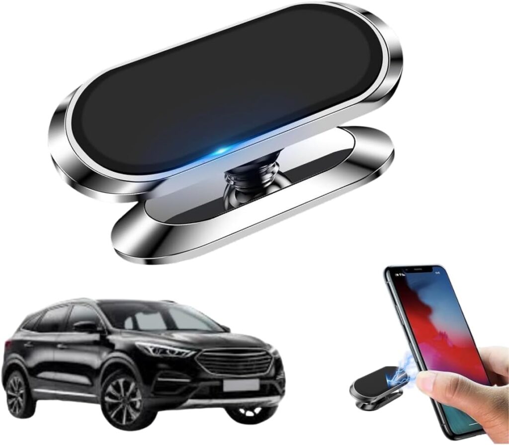 Suporte de Celular Smartphone Veicular Automotivo, Imã Neodímio Magnético 360º Graus, Portátil, Multifuncional, Padrão Universal Para Carros. 1 51PPRDjYyqL. AC SL1200