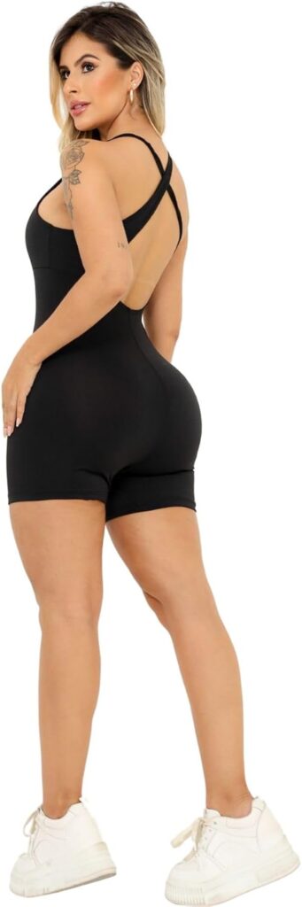 Macaquinho Esportivo Fitness de Academia Liso Cruzado Nas Costas Roupa para Treino Yoga Hidroginástica 3 51SyzKitA9L. AC SL1500