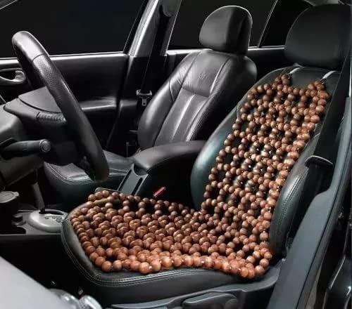 Encosto Assento Massageador Bolinha Para Carro Madeira Ortopédica 3